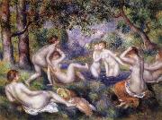 Pierre Renoir Bathers in the Forest France oil painting artist